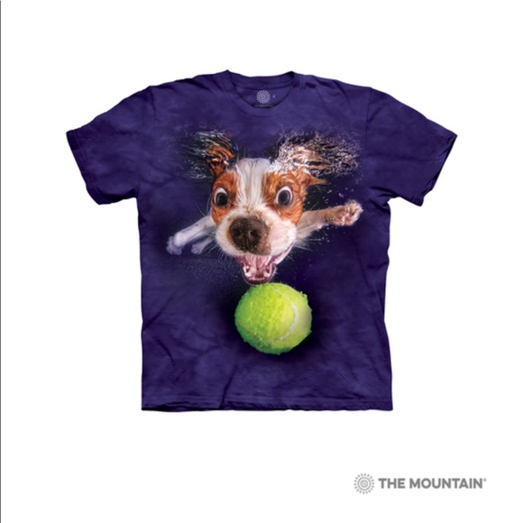 The Mountain Kids dog T-Shirt - Underwater Monty L